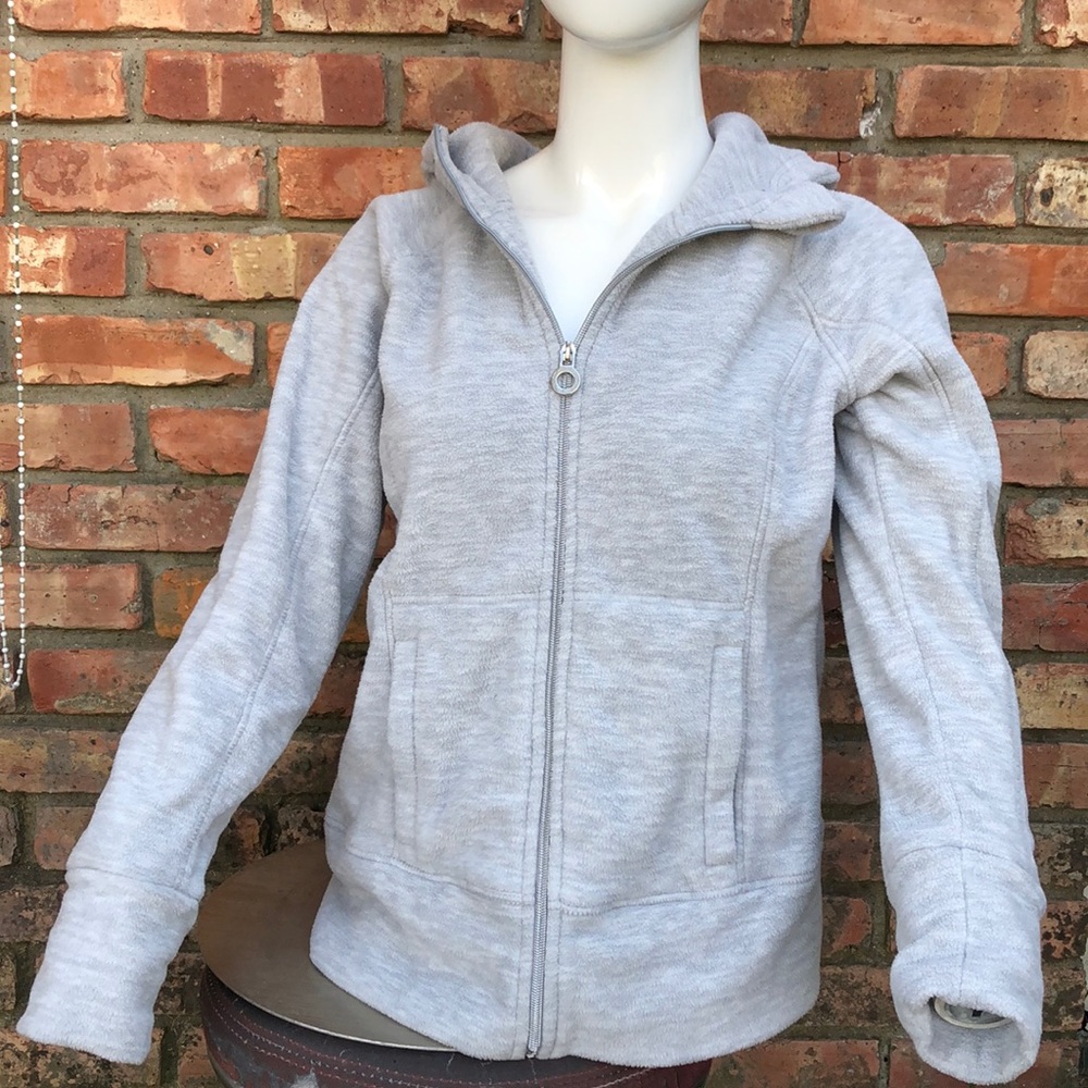 Unlisted gray Scuba hoodie with interior access
